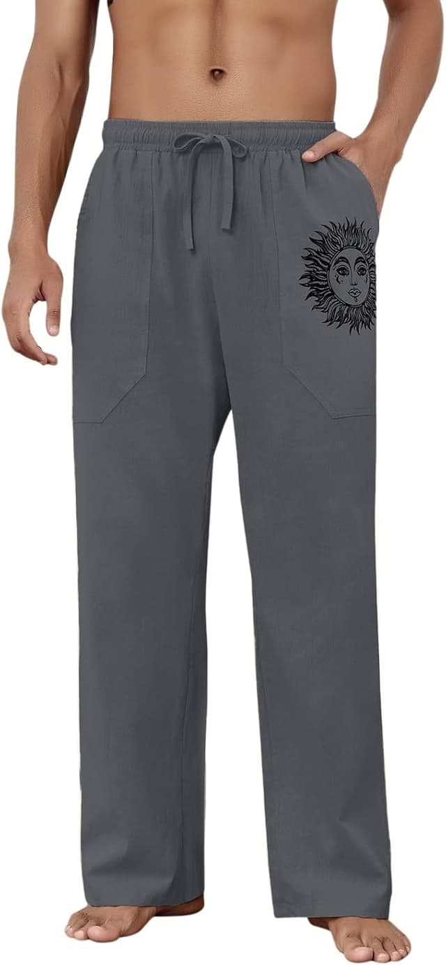 Detalle 2 de Puimentiua Leinenhose Herren Lang