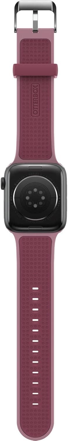 Detalle de Otterbox Bracelet de montre intelligent 42 mm en silicone noir (unisex) pour Apple Watch 44/45/46 mm
