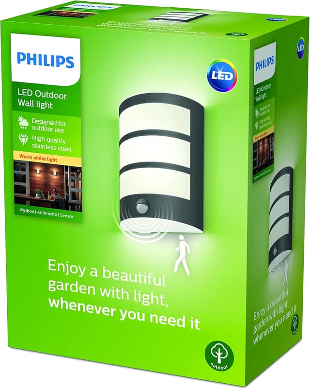 Thumbnail 4 de Philips Python - Aplique mural LED exterior con sensor 🌟