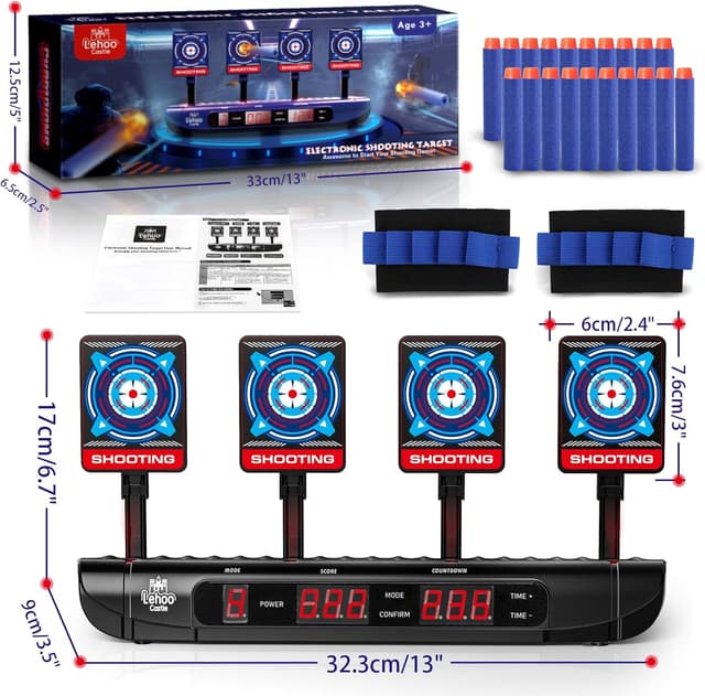 Thumbnail 6 de Lehoo Castle cible Nerf 4 cibles