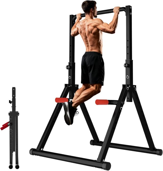 Imagen de DOBESTS Power Tower Dip Station stazione multifunzione per trazioni e dip 🏋 en OfertitasTOP