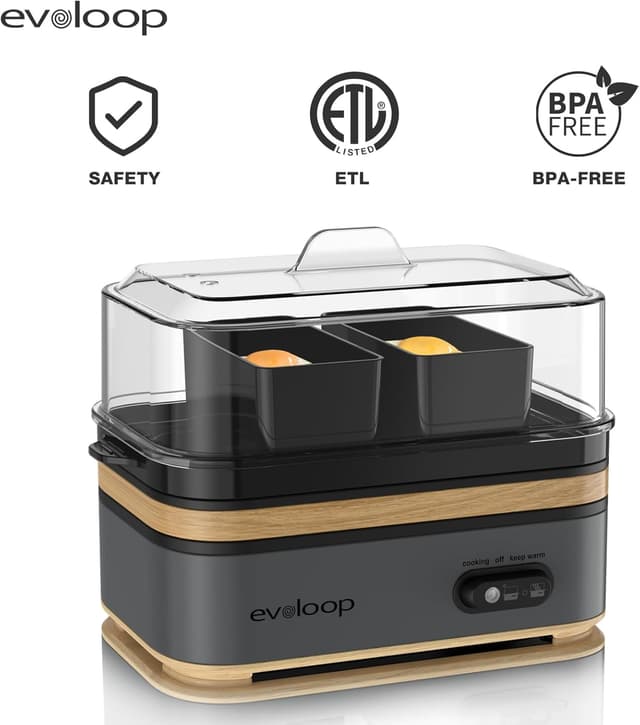 Thumbnail 5 de Evoloop Rapid Egg Cooker 6 Eggs