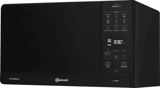 Detalle de Bauknecht MW 49 BL Kombi-Mikrowelle mit Dampf, Crisp & AutoClean