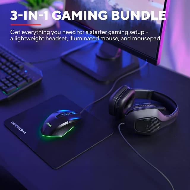 Thumbnail 1 de Trust GXT 790 Tridox gaming bundle
