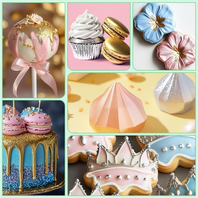 Thumbnail 5 de Essbarer Glitzer 4 Farben 10ml đ°