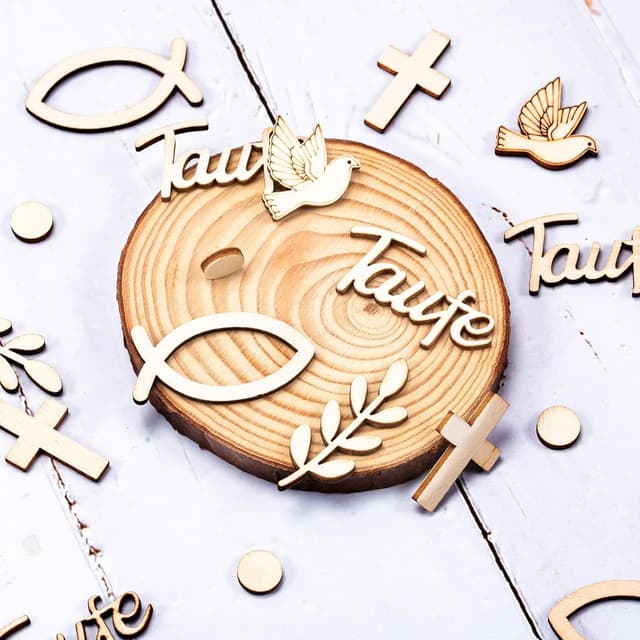 Thumbnail 5 de Streudeko Taufe Holzfische 100 Stück