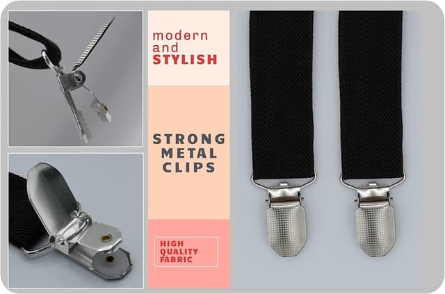 Thumbnail 4 de Bretelle elastiche a Y 2,5 cm con clip