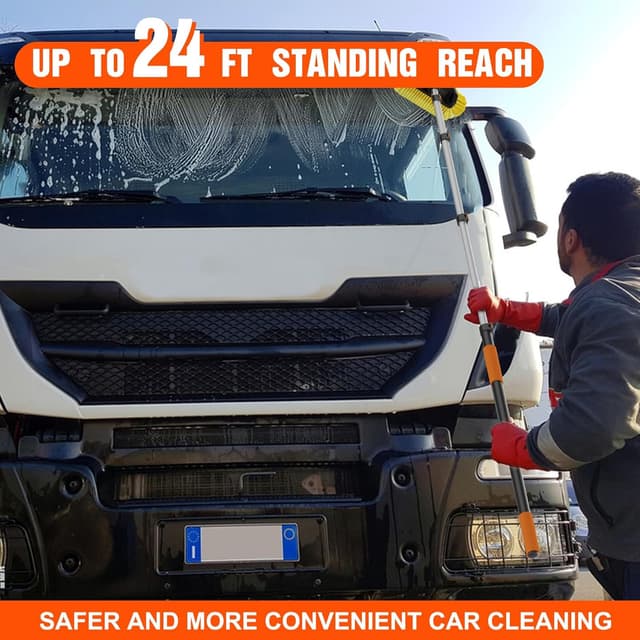 Thumbnail 6 de LAANPOLE 12FT Car Wash Brush with Long Handle