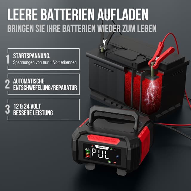 Thumbnail 4 de NEXPEAK NC315 15A Autobatterie Ladegerät