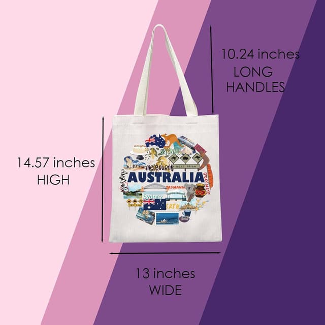 Detalle 2 de Australia Tote Bag souvenir – soft polyester travel carry bag