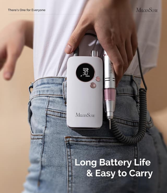 Detalle 2 de MelodySusie SC320F 30000 RPM Nail Drill ๐