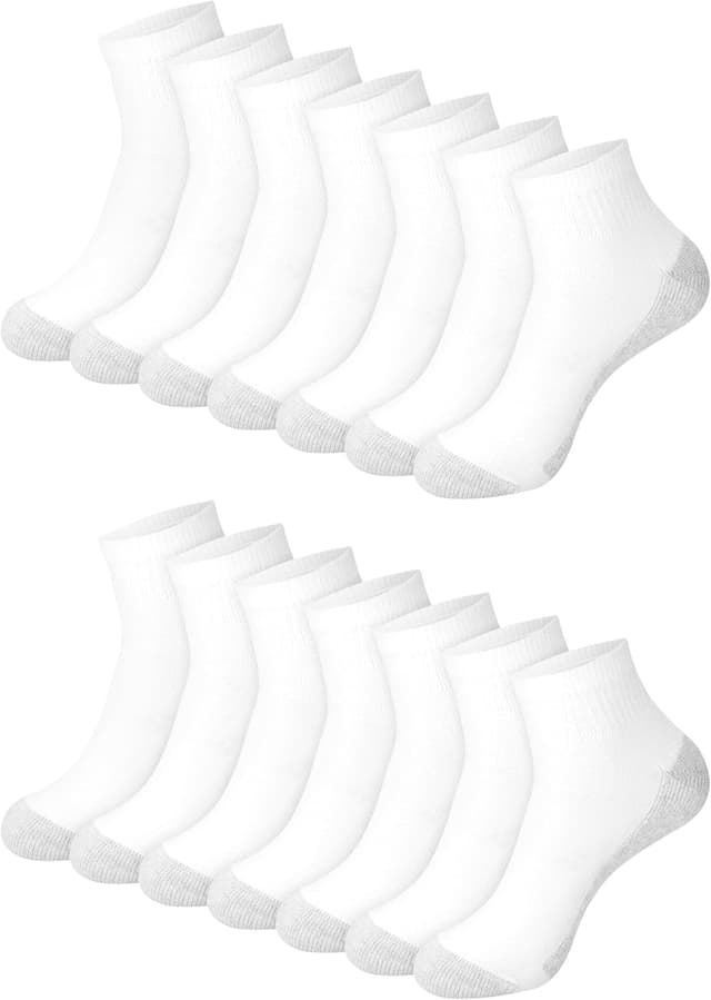 Thumbnail 6 de Hanes Double Tough Socks Crew 12-14