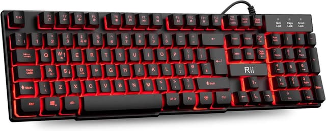 Thumbnail 6 de Rii RK100 gaming keyboard 105‑key