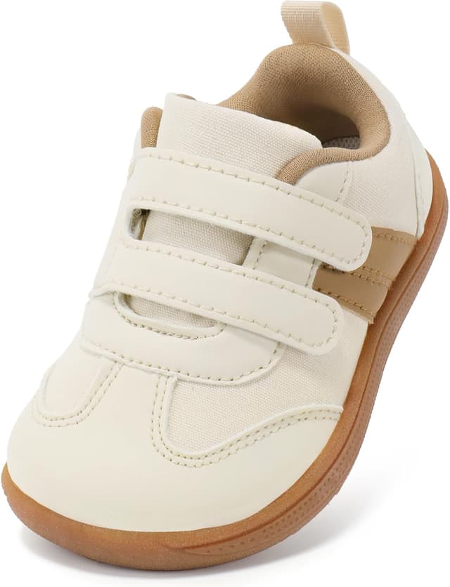 Detalle de STQ Kids Wide Toe Box Zero Drop Barefoot Trainers (Toddler & First Walking Shoes)