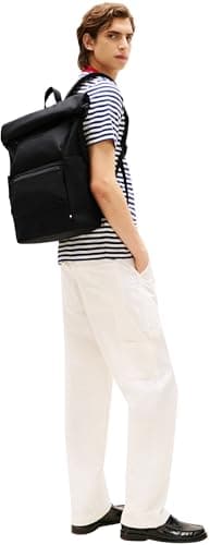 Thumbnail 4 de Tommy Hilfiger Mochila Rolltop Negra Talla Única