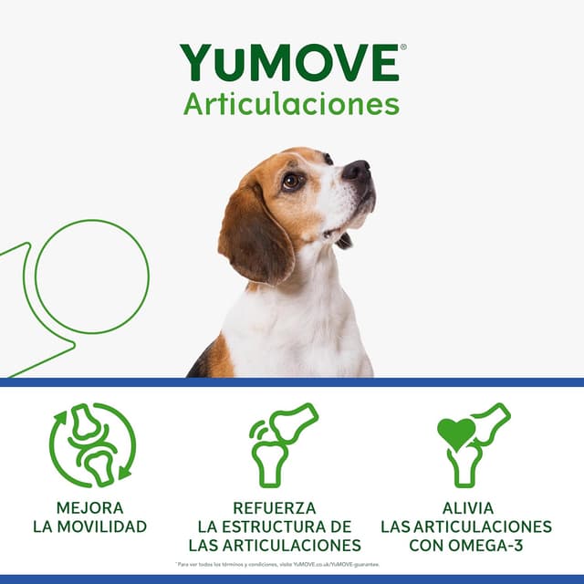 Detalle 2 de YuMOVE Condroprotector para perros mayores 120 comprimidos