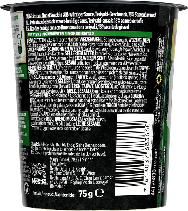 Thumbnail 4 de Maggi Magic Asia Teriyaki 8×75 g 🍜