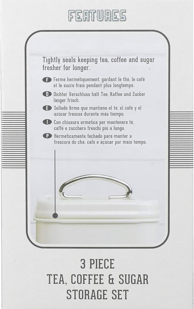 Thumbnail 7 de KitchenCraft Living Nostalgia Tarros de Té, Café y Azúcar
