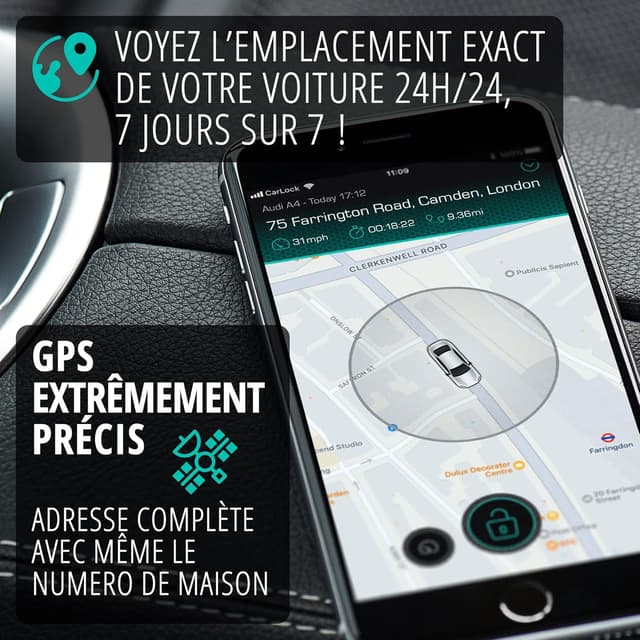 Detalle de Carlock Basic Traceur GPS voiture