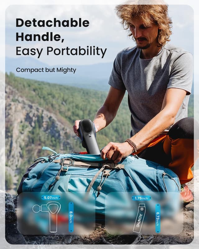 Thumbnail 5 de Renpho Reach Pistola de Masaje Profesional con LED 💆