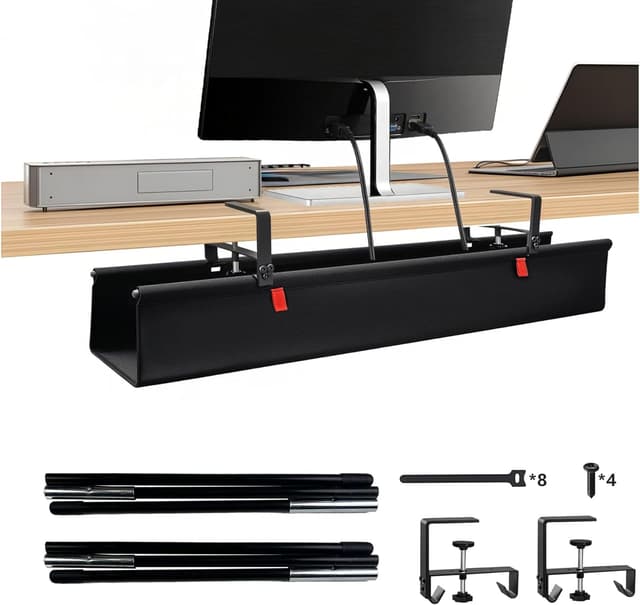 Detalle de Treibo Kabelkanal Schreibtisch 90 cm