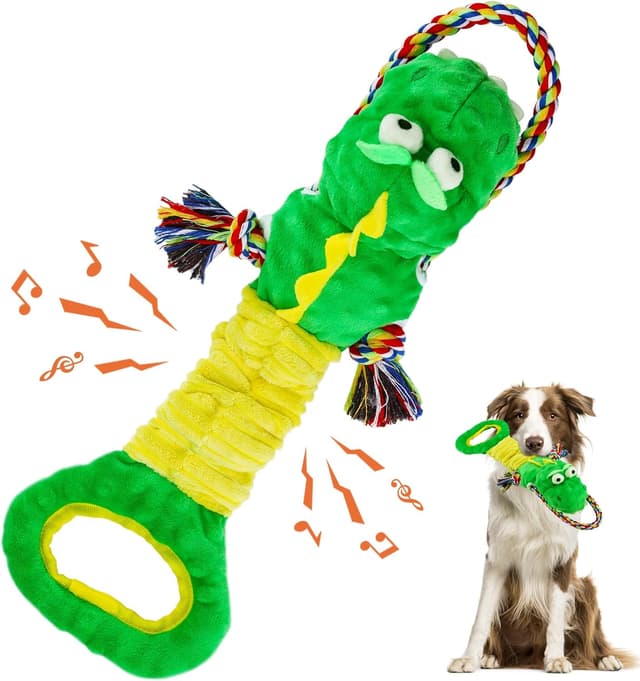 Detalle de YINEYA Squeaky Dog Toys 16.5 inch