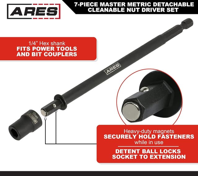 Thumbnail 2 de ARES 27087 Nut Driver Set 7-Piece