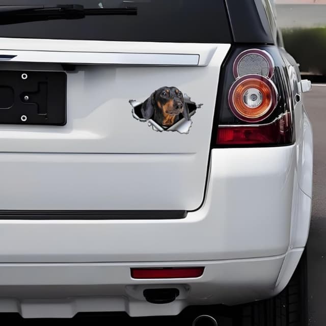 Thumbnail 2 de Dackel Reflektierend Aufkleber 18 cm