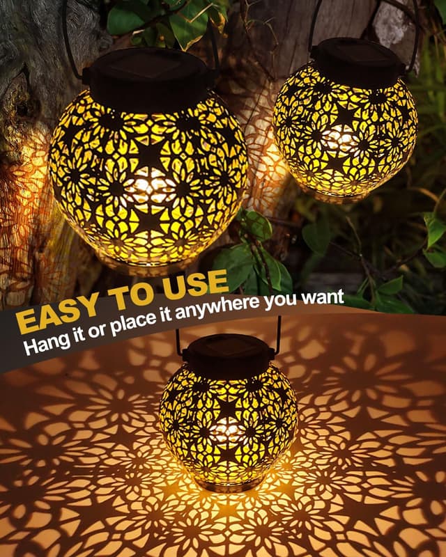 Detalle 2 de KALAHOL Solar Lanterns 2 Pack