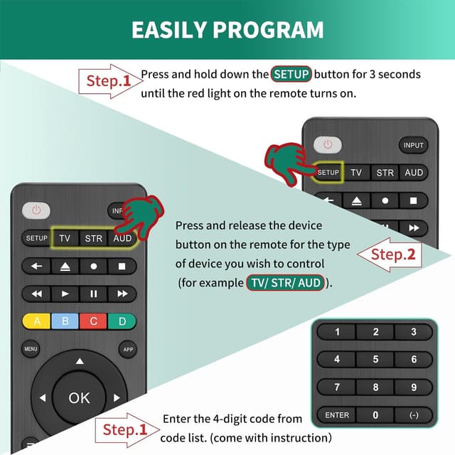 Thumbnail 4 de Universal 3-Device TV Remote