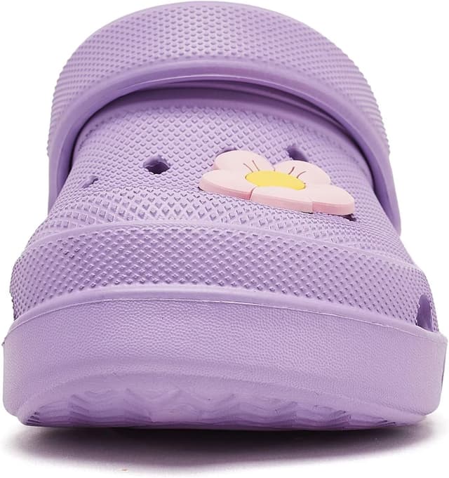 Detalle de HOBIBEAR Unisex Kinder Classic Clogs – atmungsaktive Gartenschuhe & Hausschuhe mit rutschfester Sohle