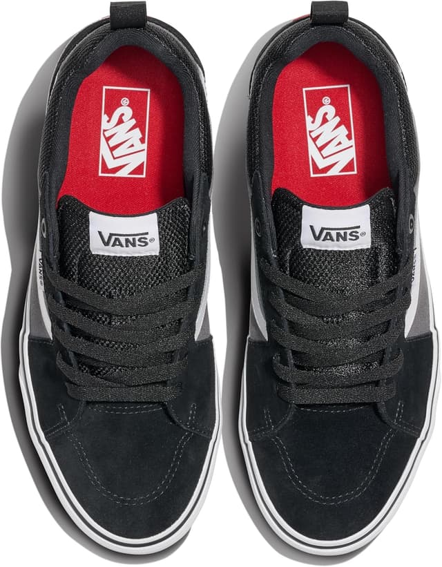 Detalle de Vans Ward Deluxe Sneaker da Uomo in pelle con suola in gomma