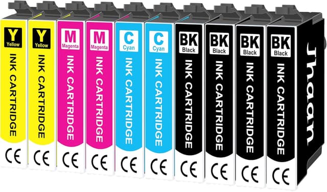 Detalle de Jhaan kompatible Druckerpatronen 604XL (10er-Pack) für Epson 604 – für XP- & Workforce-Serie