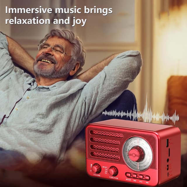 Thumbnail 2 de Radio a transistor retrò 1800 mAh