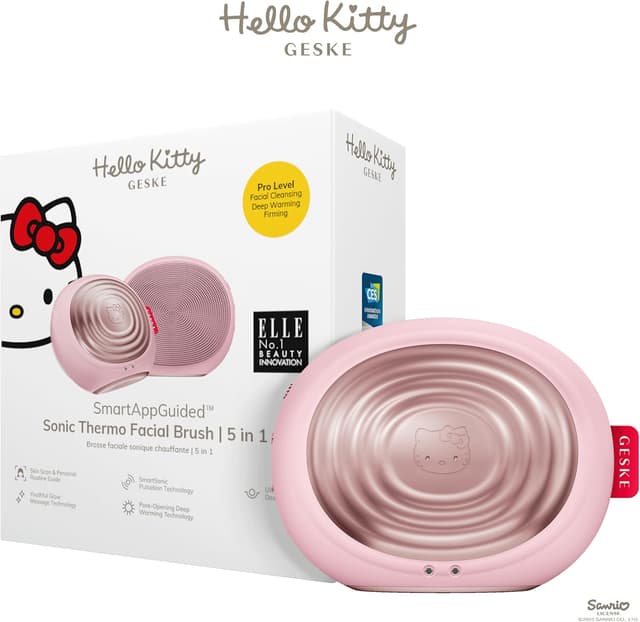 Detalle de GESKE x Hello Kitty Brosse Faciale Thermique Sonique SmartAppGuided 5 en 1