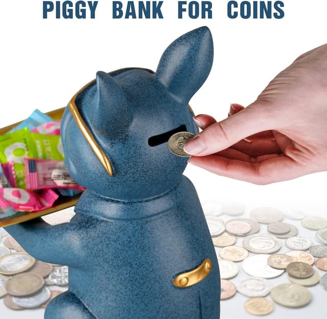 Thumbnail 6 de Deko Skulptur Bulldogge Schlüsselschale 🏠