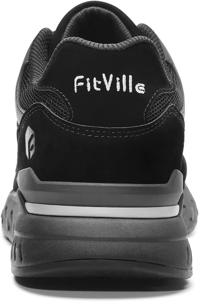Detalle de FitVille Women’s Extra Wide Fit Trainers – Walking & Running Shoes for Plantar Fasciitis, Flat Feet