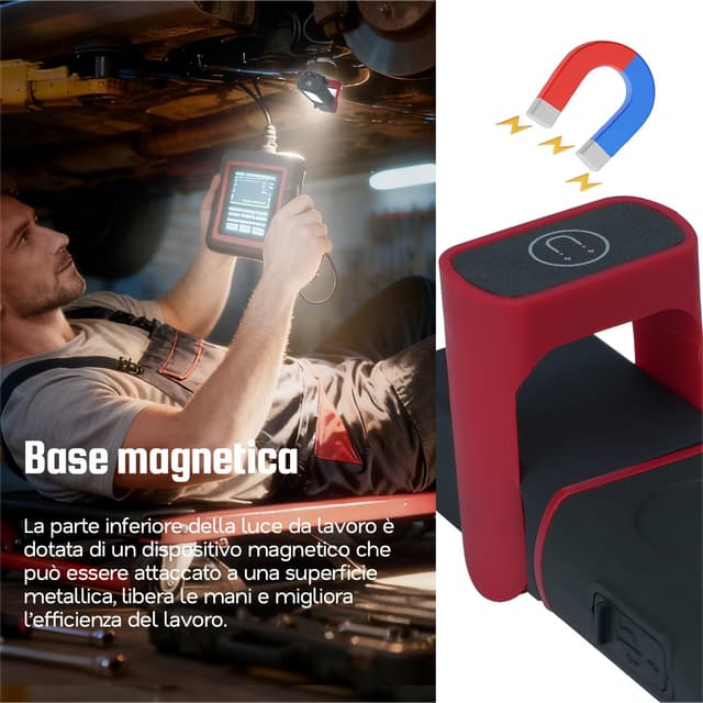 Detalle de Wigearss Torcia Ricaricabile 1200mAh 🔦