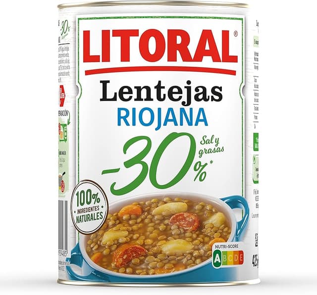 Thumbnail 4 de Litoral Lentejas Riojana Pack 10x425 g — 4,25 kg 🥣