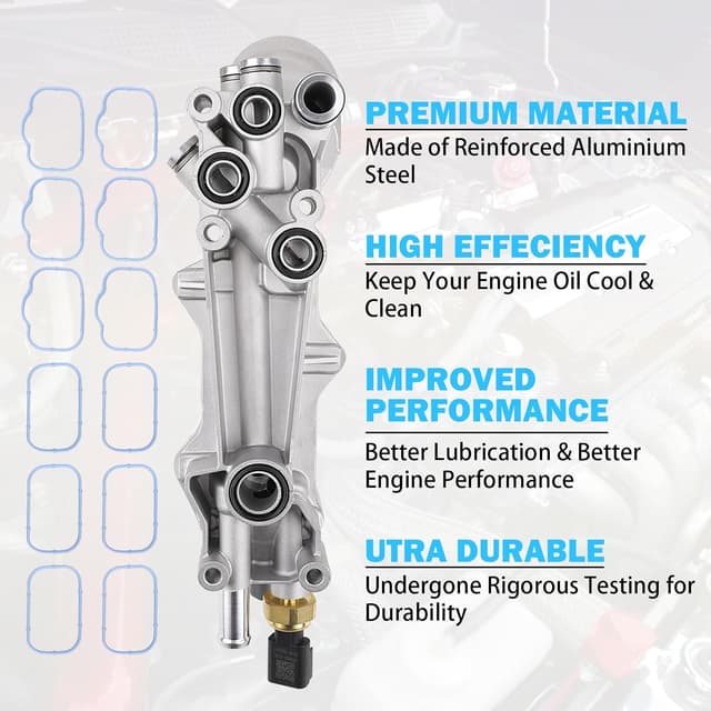 Thumbnail 5 de 926-959 Aluminum Oil Filter Housing Kit 3.6L