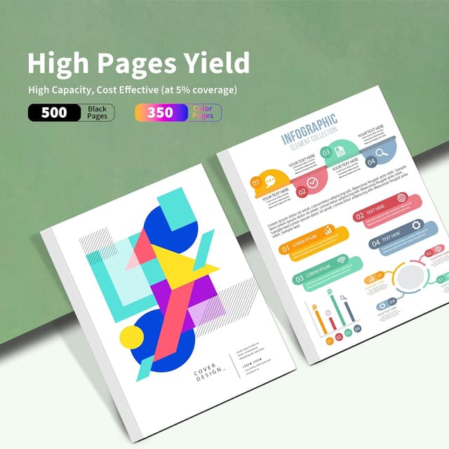 Detalle de Greenjob Compatible 604XL Ink Cartridge Replacement Multipack (8-Pack) for Epson 604XL