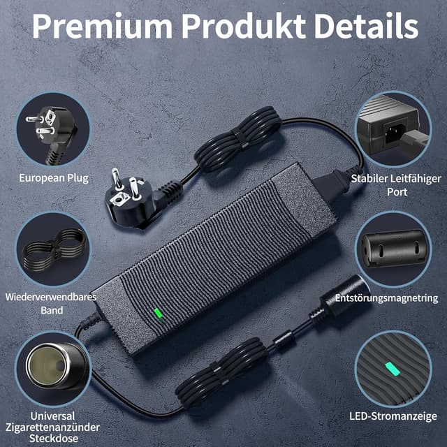 Detalle de AUCARAUTO Spannungswandler 230V auf 12V