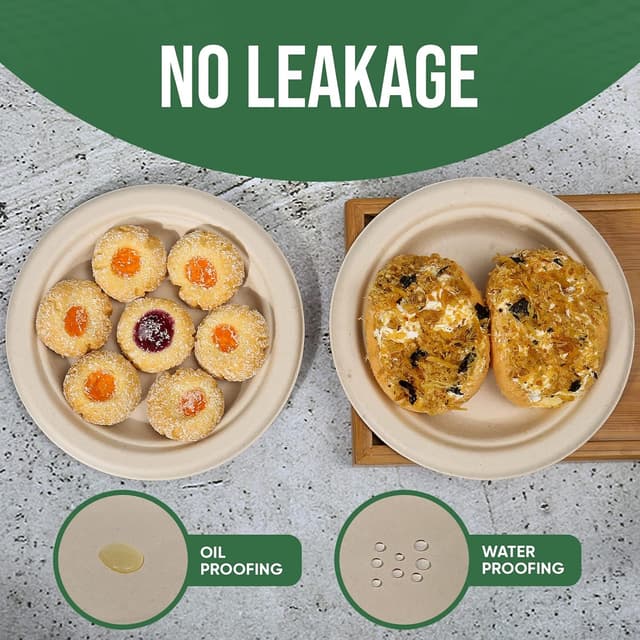 Thumbnail 6 de TaidMiao 6 Inch Compostable Plates