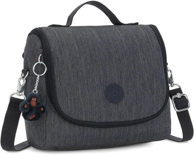 Detalle 2 de Kipling New Kichirou Lonchera Grande 👜 Azul Marino