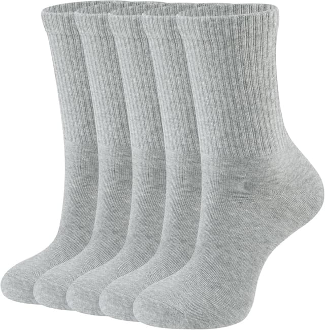 Thumbnail 6 de CLOSEMATE Damen Tennissocken im 5er-Pack (5 Paar) – atmungsaktive Baumwoll-Crew Socks für 35–42