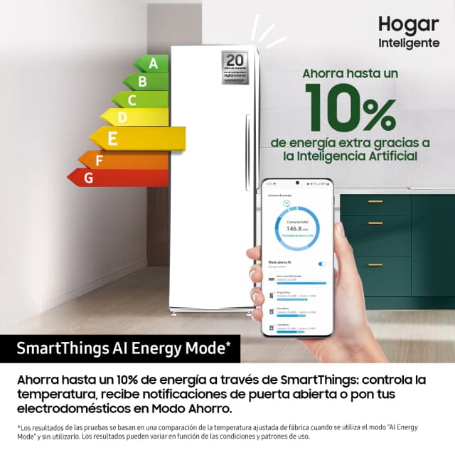 Thumbnail 5 de Samsung BRZ22700EWW Congelador vertical integrable 218 L