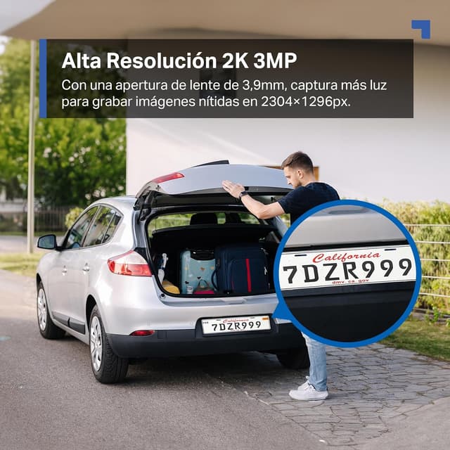 Detalle 2 de Tapo C51A Cámara vigilancia exterior 3 MP, 360°