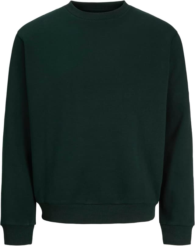 Detalle de Jack & Jones Junior Jjebradley Sweat Crew NOOS felpa girocollo in tessuto spazzolato (confezione da 1)