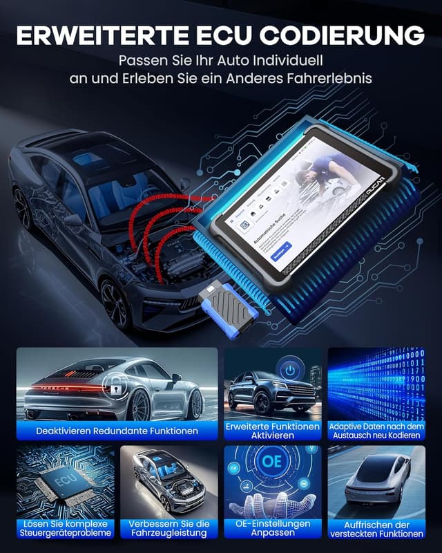 Thumbnail 4 de mucar 892BT OBD-II Diagnosegerät KI-Unterstützung