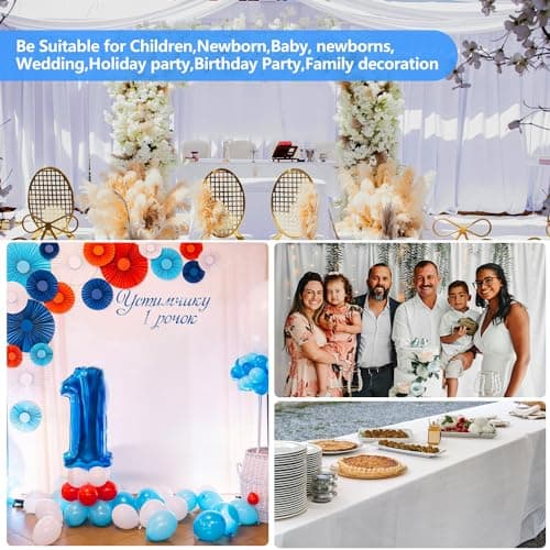 Thumbnail 5 de HEMMOTOP White Photo Backdrop 10x20 ft